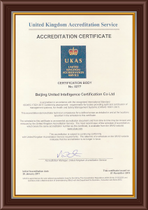 UKAS Cer OHSAS14001